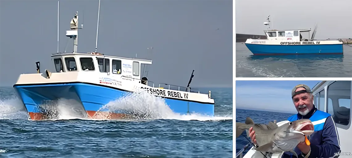 Jamie Pullin's Charter Boat 'Offshore Rebel IV'